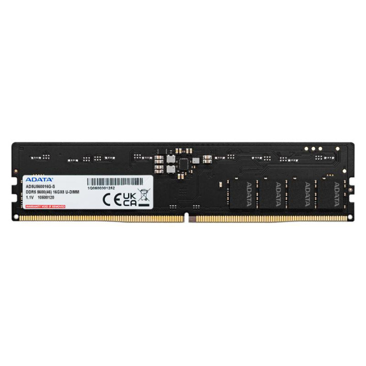 ADATA DDR5 5600 U-DIMM MODULE DE MEMOIRE 8 GO 1 X 8 GO 288-PIN DIMM 