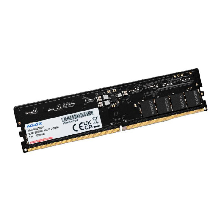 ADATA DDR5 5600 U-DIMM MODULE DE MEMOIRE 8 GO 1 X 8 GO 288-PIN DIMM 