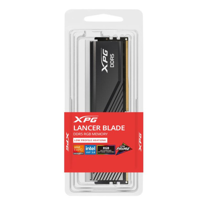 XPG LANCER BLADE RGB DDR5 MODULE DE MEMOIRE 16 GO 1 X 16 GO 6000 MT/S 288-PIN DIMM 