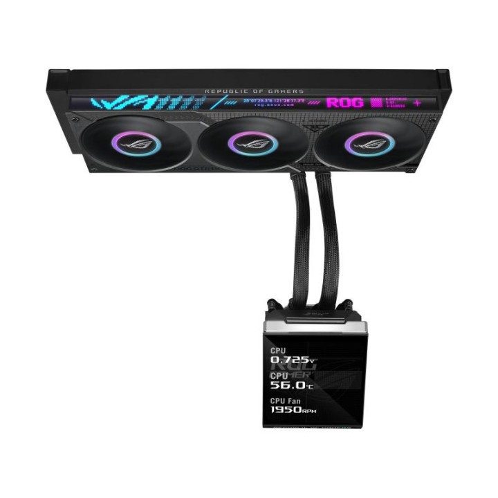 ASUS ROG STRIX SLC IV 360 ARGB LCD PROCESSEUR KIT DE REFROIDISSEMENT DU LIQUIDE 12 CM NOIR 1 PIECE(S) 