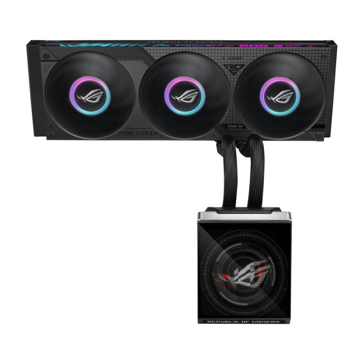 ASUS ROG STRIX SLC IV 360 ARGB LCD PROCESSEUR KIT DE REFROIDISSEMENT DU LIQUIDE 12 CM NOIR 1 PIECE(S) 