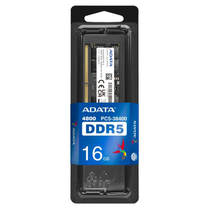ADATA STANDARD 16GB D5 DRAM SO-DIMM 4800 CL40 