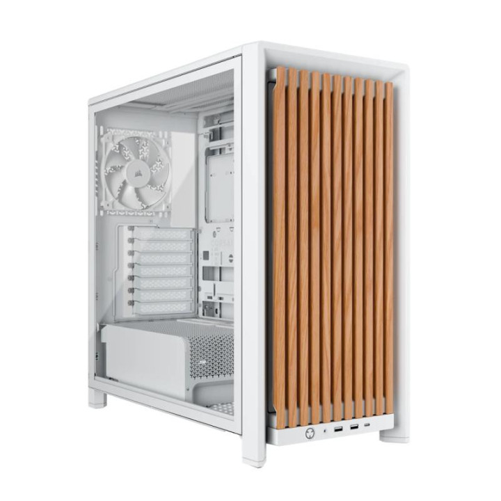 CORSAIR FRAME 4000D WOOD RS. WHITE 