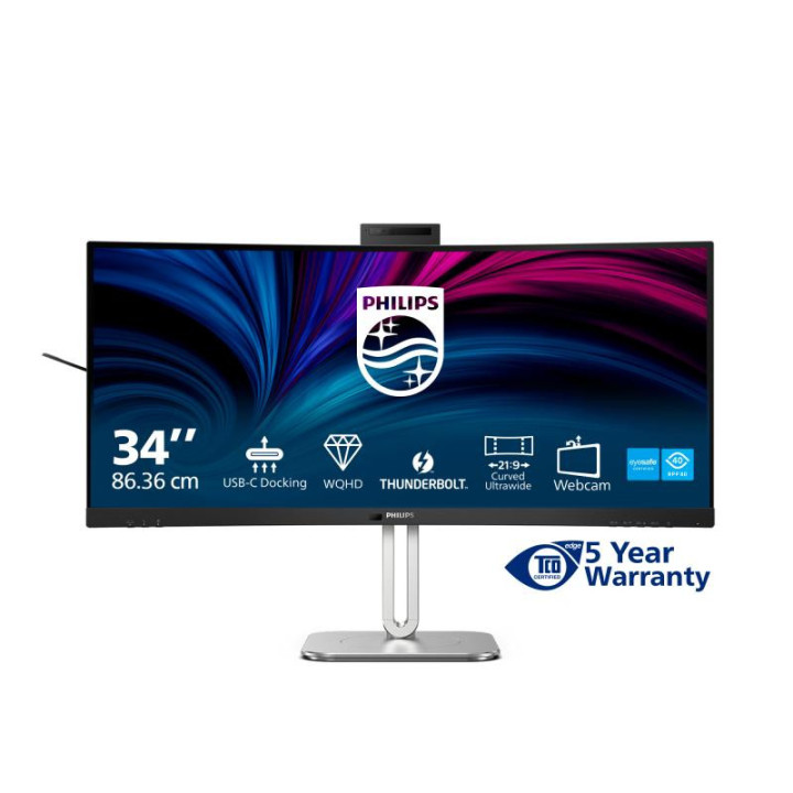 PHILIPS 6000 SERIES 34B2U6603CH/00 ECRAN PLAT DE PC 86.4 CM (34) 3440 X 1440 PIXELS WIDE QUAD HD LCD GRIS 