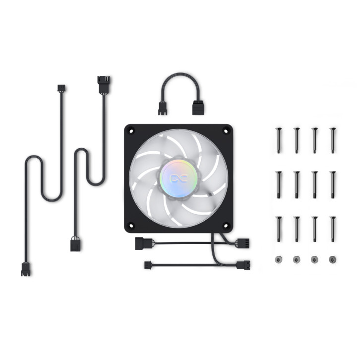 ALPHACOOL APEX STEALTH METALL AURORA 120 - NOIR 