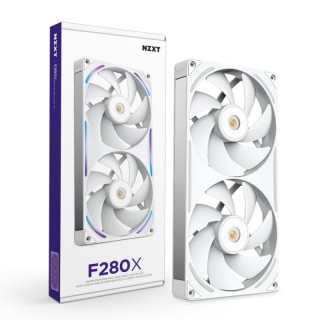 NZXT F280X BOITIER PC VENTILATEUR 14 CM BLANC 1 PIECE(S) 