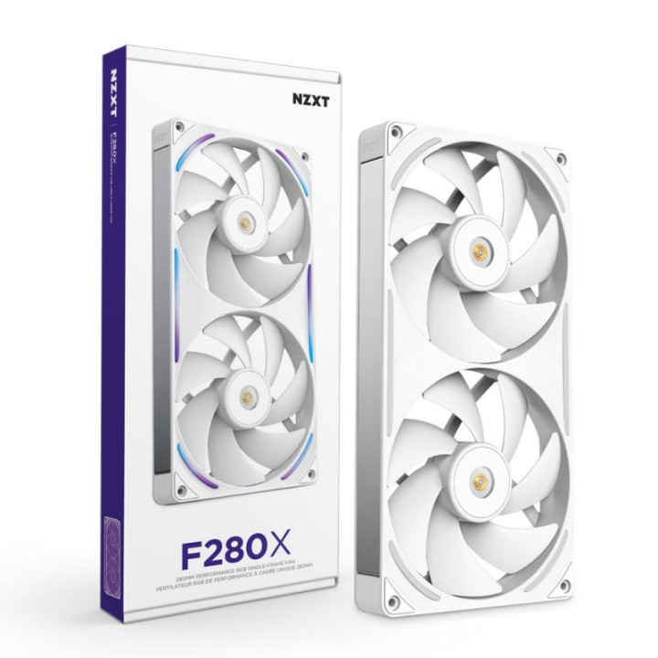 NZXT F280X BOITIER PC VENTILATEUR 14 CM BLANC 1 PIECE(S) 