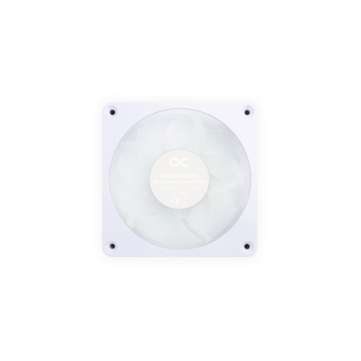 ALPHACOOL APEX STEALTH METALL AURORA 120 - BLANC 
