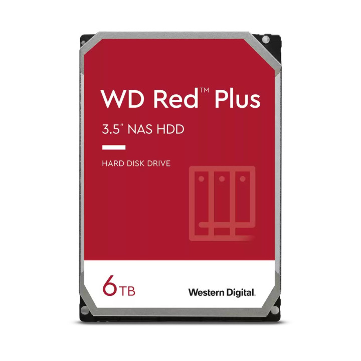 WD 6TO RED PLUS SATA III 256MO - WD60EFPX 