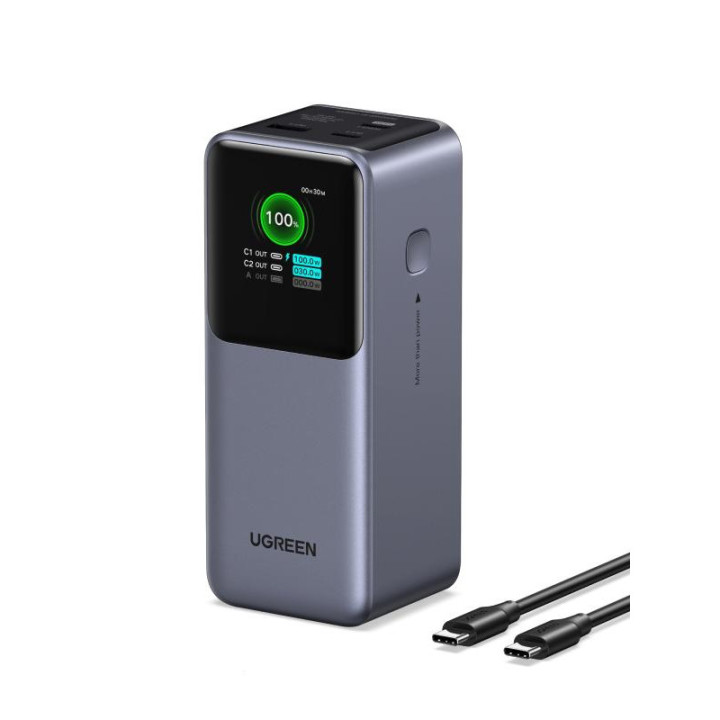 UGREEN POWERBANK 3 PORTS/20000MAH/130W/GRIS