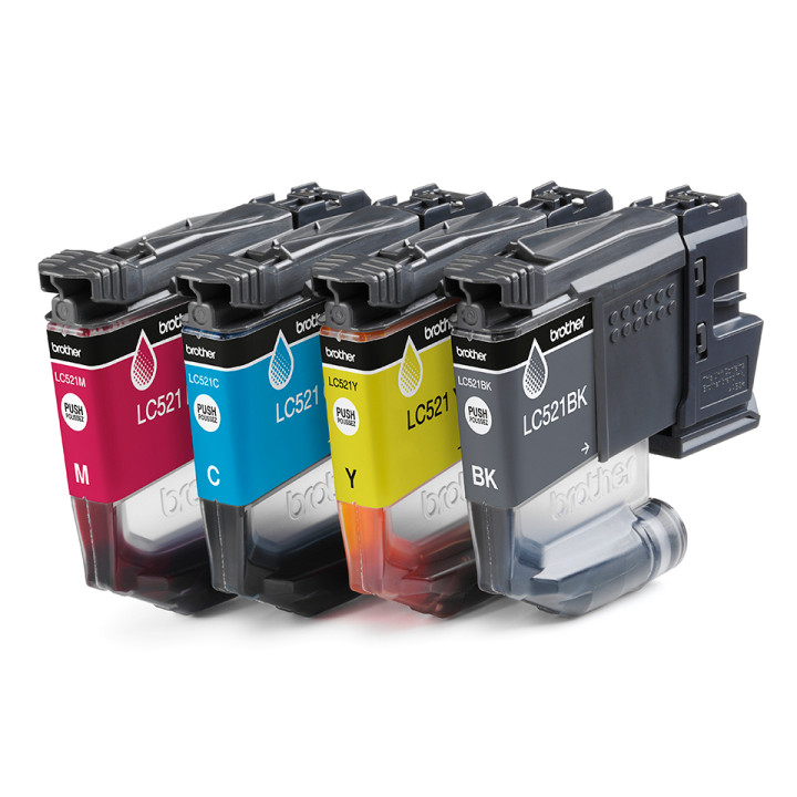 Brother CARTOUCHE D'ENCRE LC521 - 4 COULEURS