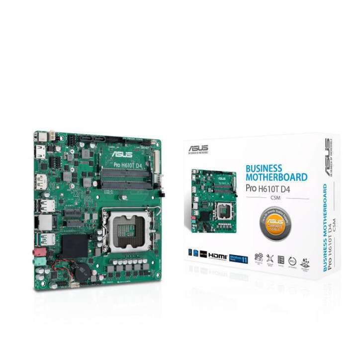 ASUS PRO H610T D4-CSM//LGA1700 H610 