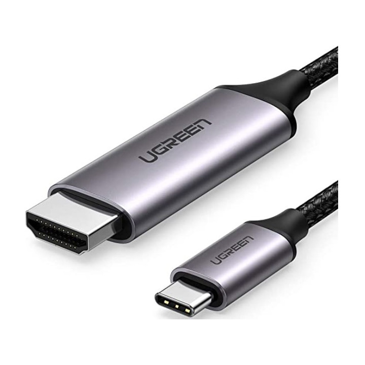 UGREEN CABLE USB-C VERS HDMI/4K 60HZ/1.5M/TRESSE/NOIR 