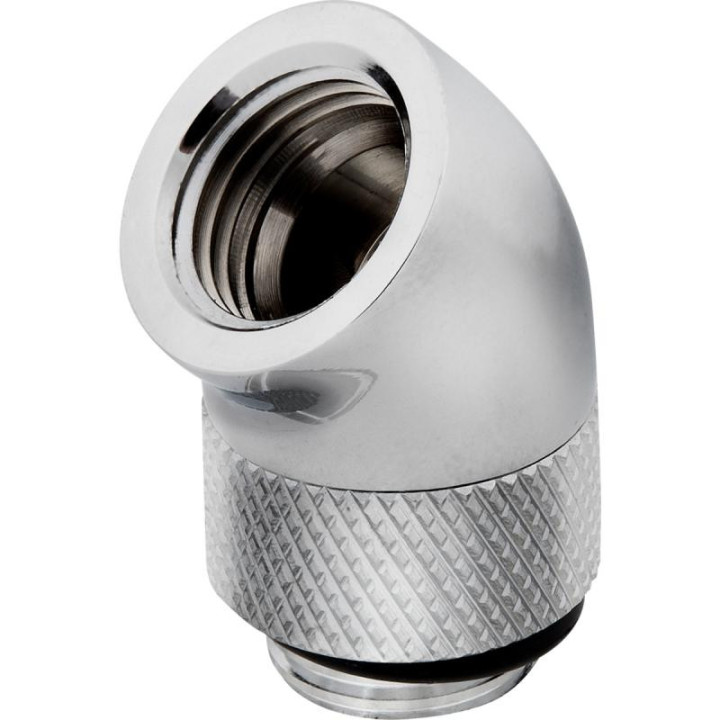 CORSAIR HYDRO X SERIES XF EMBOUT 45 ROTATIF - CHROME (X 2) 