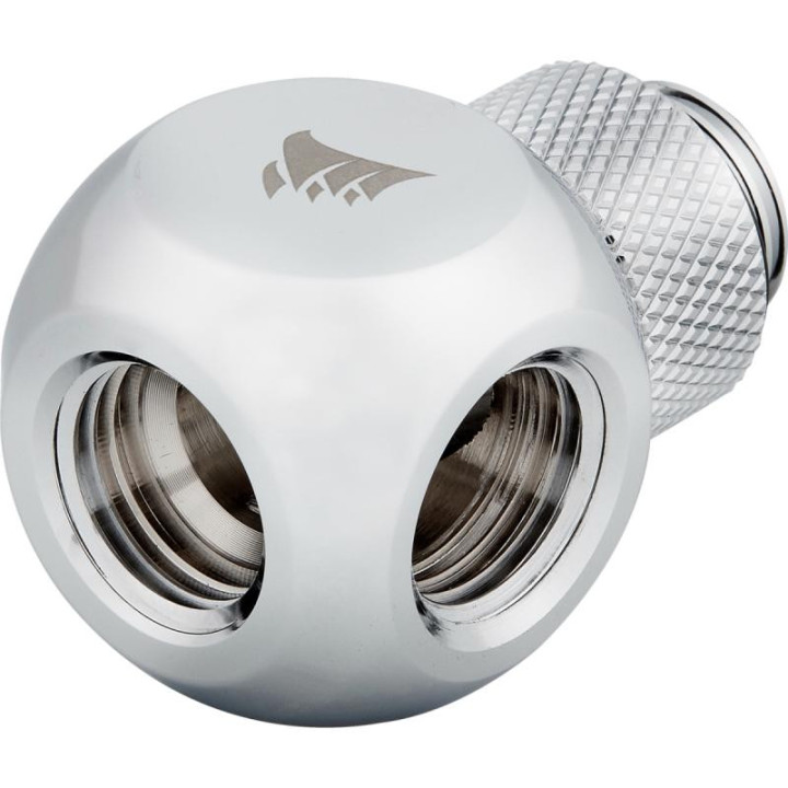 CORSAIR HYDRO X SERIES XF EMBOUT SPLITTER Y ROTATIF - CHROME 