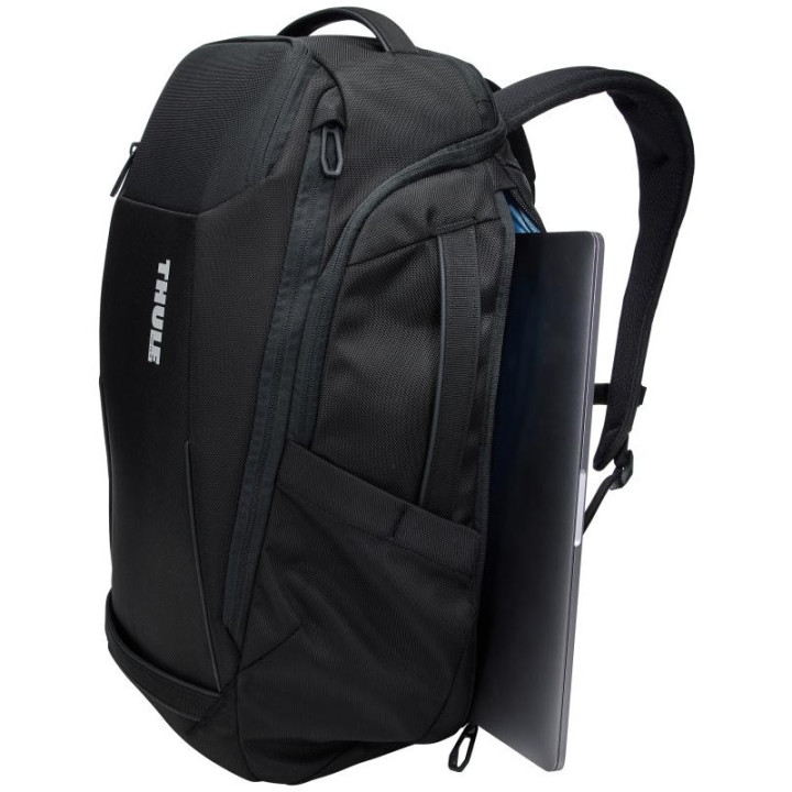 THULE ACCENT TACBP2216 SAC A DOS SAC A DOS DE VOYAGE NOIR POLYESTER RECYCLE 