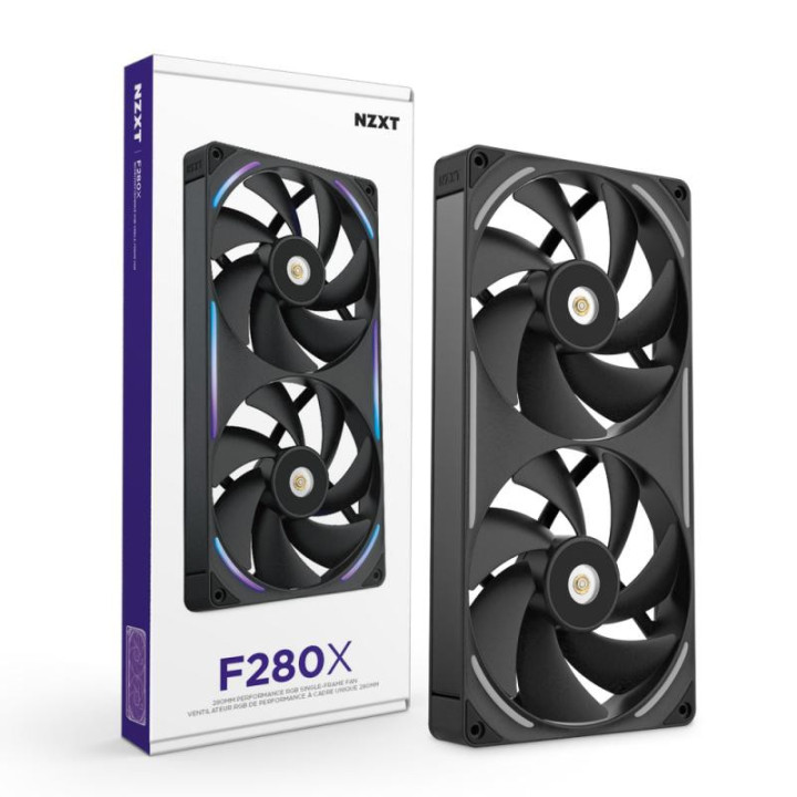 NZXT F280X BOITIER PC VENTILATEUR 14 CM NOIR 1 PIECE(S) 