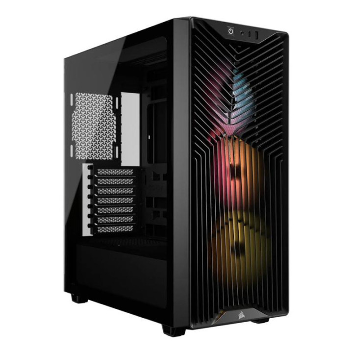 CORSAIR CORSAIR 3200D RS ARGB MID-TOWER PC CASE. BLACK 