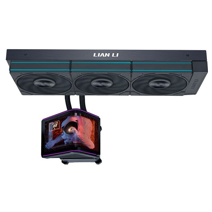 Lian-Li HYDROSHIFT II OLED CURVED 360 FANLESS NOIR