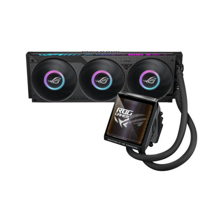 ASUS ROG STRIX LC IV 360 ARGB LCD PROCESSEUR KIT DE REFROIDISSEMENT DU LIQUIDE 12 CM NOIR 