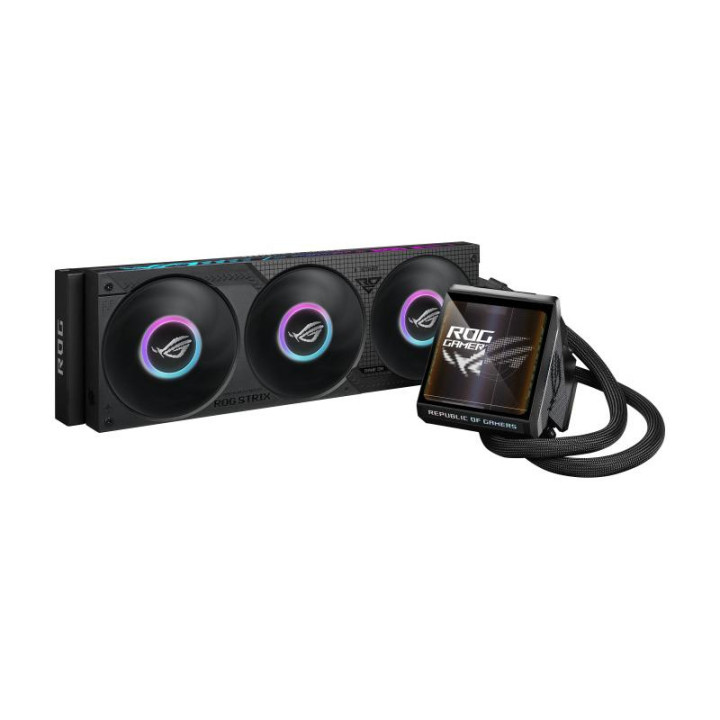 ASUS ROG STRIX LC IV 360 ARGB LCD PROCESSEUR KIT DE REFROIDISSEMENT DU LIQUIDE 12 CM NOIR 