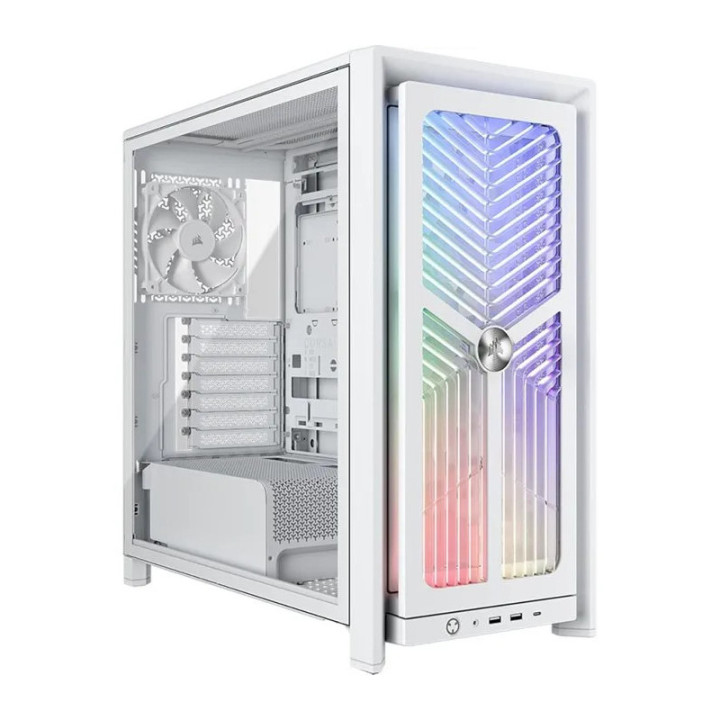 Corsair FRAME 4000X RS BLANC - MT/SANS ALIM/E-ATX