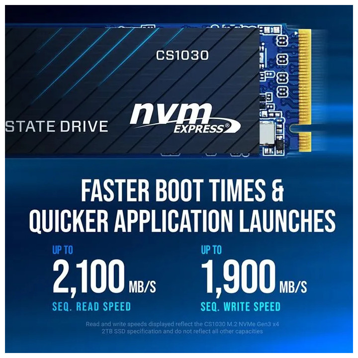 PNY 2TB CS1030 NVME M.2 GEN3 - M280CS1030-2TB-RB