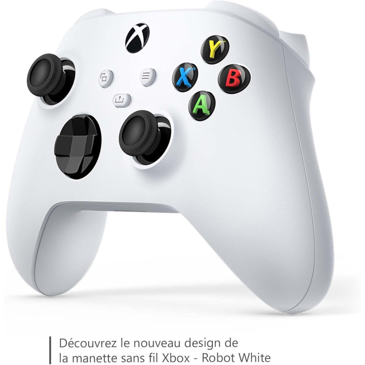 MICROSOFT MANETTE XBOX - ROBOT WHITE - SANS FIL 