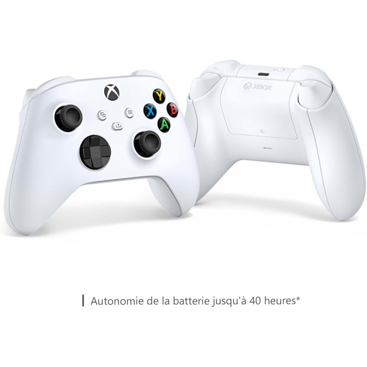 MICROSOFT MANETTE XBOX - ROBOT WHITE - SANS FIL 
