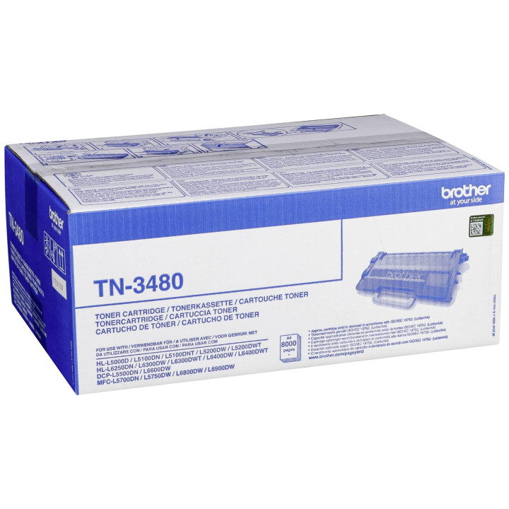 Brother TN-3480 Cartouche de toner Original Noir 1 pièce(s)
