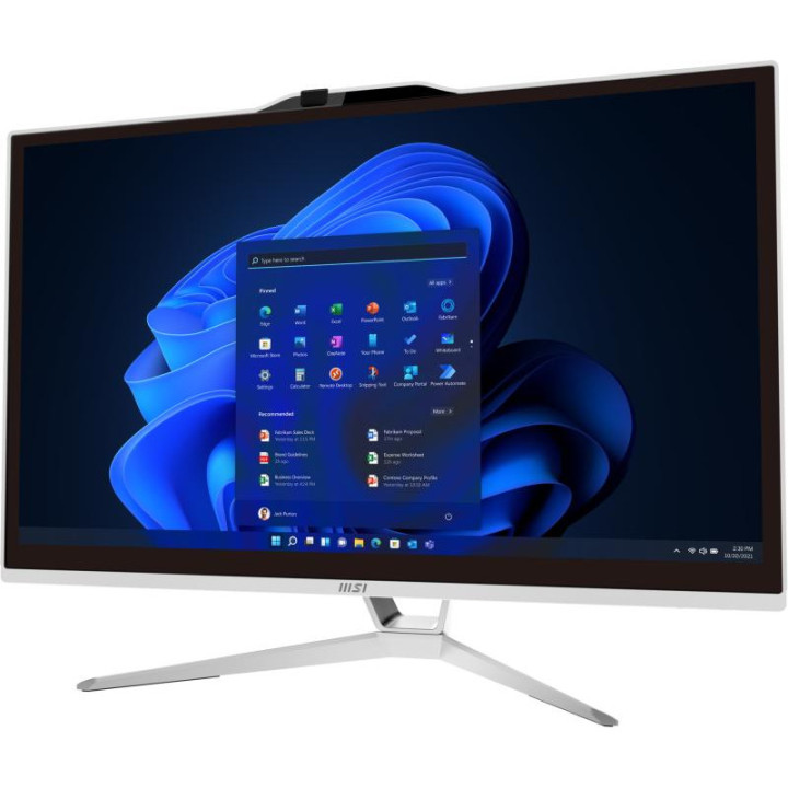 MSI PRO 21.5 FHD TACTILE/I3-13100/8GO/256GO/FD BLANC 