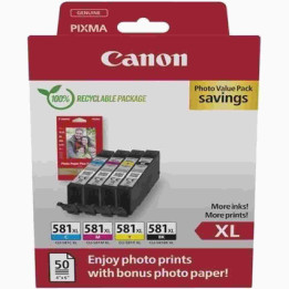 CANON CLI-581 XL - MULTIPACK 4 COULEURS 