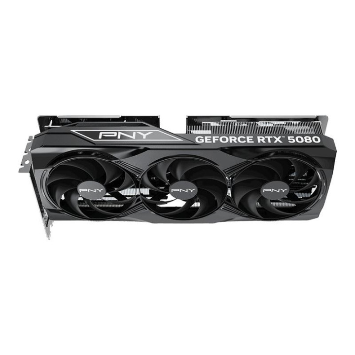 PNY GEFORCE RTX 5080 OVERCLOCKED TRIPLE FAN GPU NVIDIA 16 GO GDDR7 