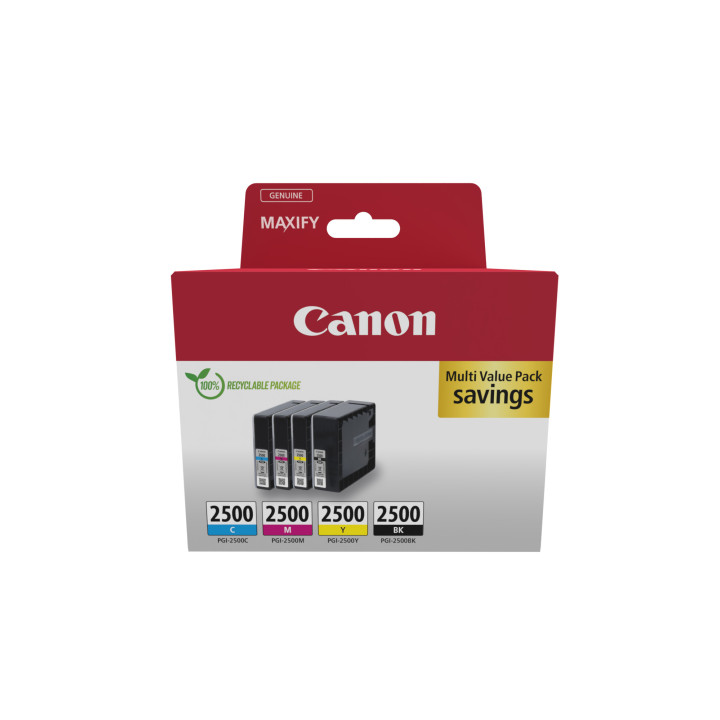 Canon CARTOUCHE D'ENCRE PGI-2500 - PACK DE 4 COULEURS