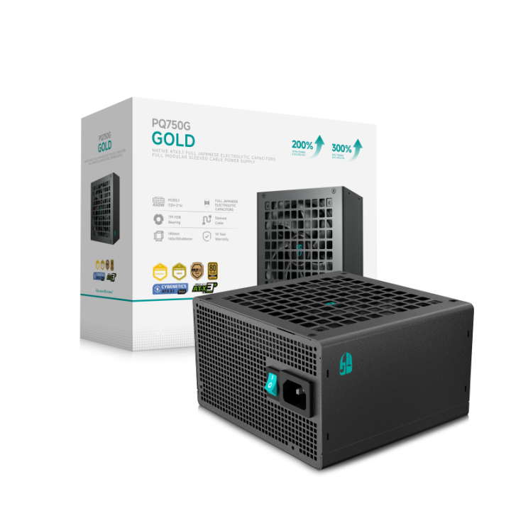 Gamer Storm ATX 750W - 80+ GOLD - PQ750G NOIR