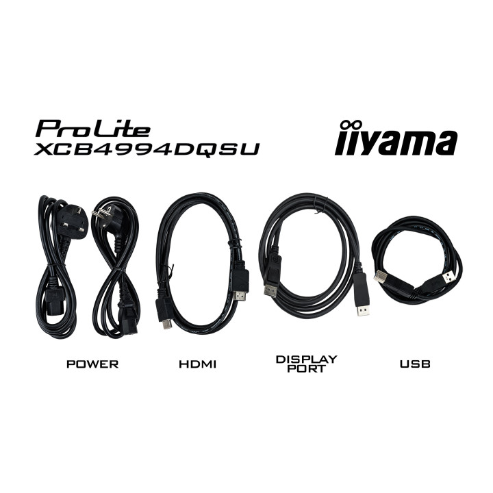 Iiyama 49 CURVE DQHD/120HZ/VA/USB-C/HUB/HP/ADAPT SYNC