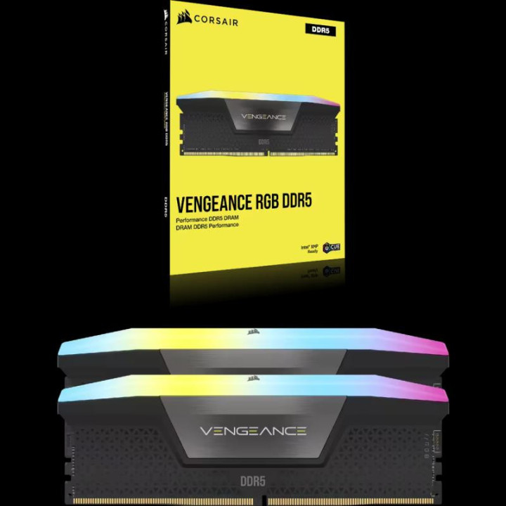 CORSAIR CMH32GX5M2B6400C36 RGB (2X16GO DDR5 6400 PC51200) 