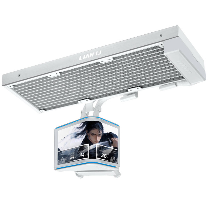 Lian-Li HYDROSHIFT II OLED CURVED 360 FANLESS AIO BLANC