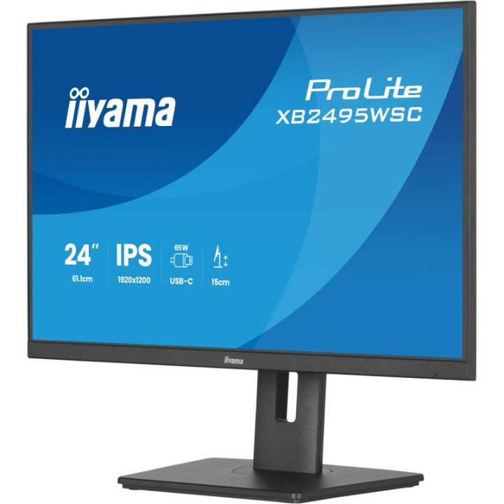 Iiyama XB2495WSC-B1 24.1 FHD+/100HZ/IPS/PIVOT/USB-C 65W