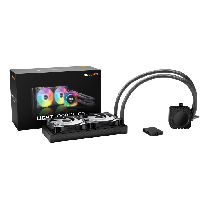 be quiet! LIGHT LOOP IO LCD - 240MM - NOIR