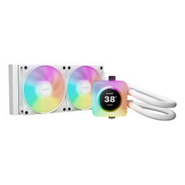 be quiet! LIGHT LOOP IO LCD - 240MM - BLANC