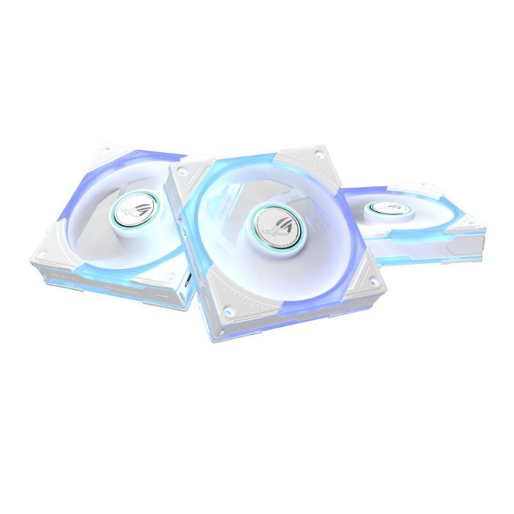 ASUS ROG EURUX GR120 ARGB FAN WHITE TRIPLE PACK BOITIER PC VENTILATEUR 12 CM BLANC 3 PIECE(S) 