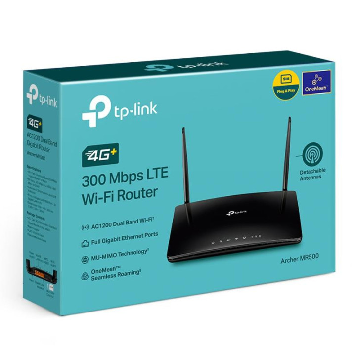 TP-LINK ARCHER MR500 - MODEM / ROUTEUR 4G LTE WIFI BI-BANDE AC1200 MBPS 