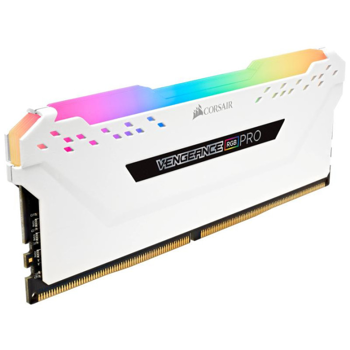 CORSAIR VENGEANCE RGB PRO D4 3600 16G (2X8G) BLANC 