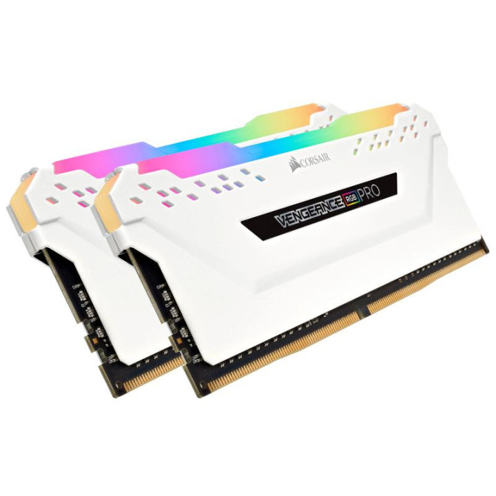 CORSAIR VENGEANCE RGB PRO D4 3600 16G (2X8G) BLANC 