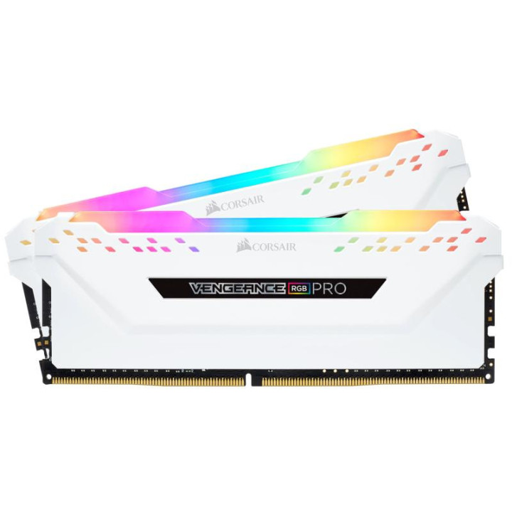 CORSAIR VENGEANCE RGB PRO D4 3600 16G (2X8G) BLANC 