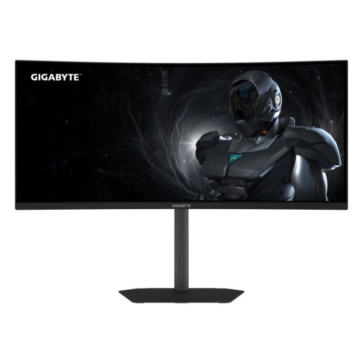 GIGABYTE GS34WQCA ECRAN GAMING INCURVE 34 WQHD ? 3440 X 1440. 1500R. 120HZ. 1MS. 300 CD/M2. FREESYNC PREMIUM. HDR READY. HDMI 2.