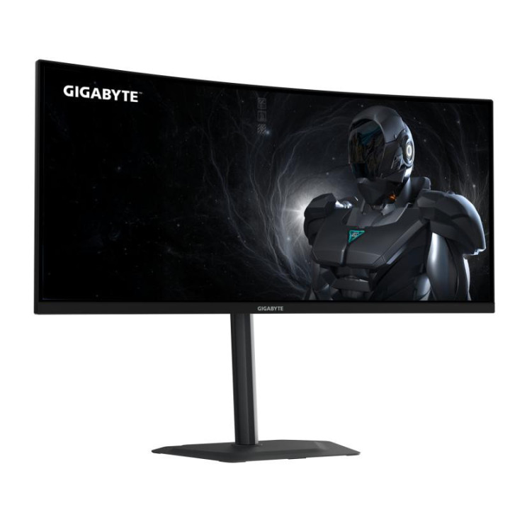 GIGABYTE GS34WQCA ECRAN GAMING INCURVE 34 WQHD ? 3440 X 1440. 1500R. 120HZ. 1MS. 300 CD/M2. FREESYNC PREMIUM. HDR READY. HDMI 2.