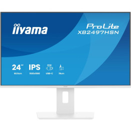 Iiyama 24 FHD/100HZ/IPS/USB-C DOCK/RJ45/PIVOT/HP/BLANC