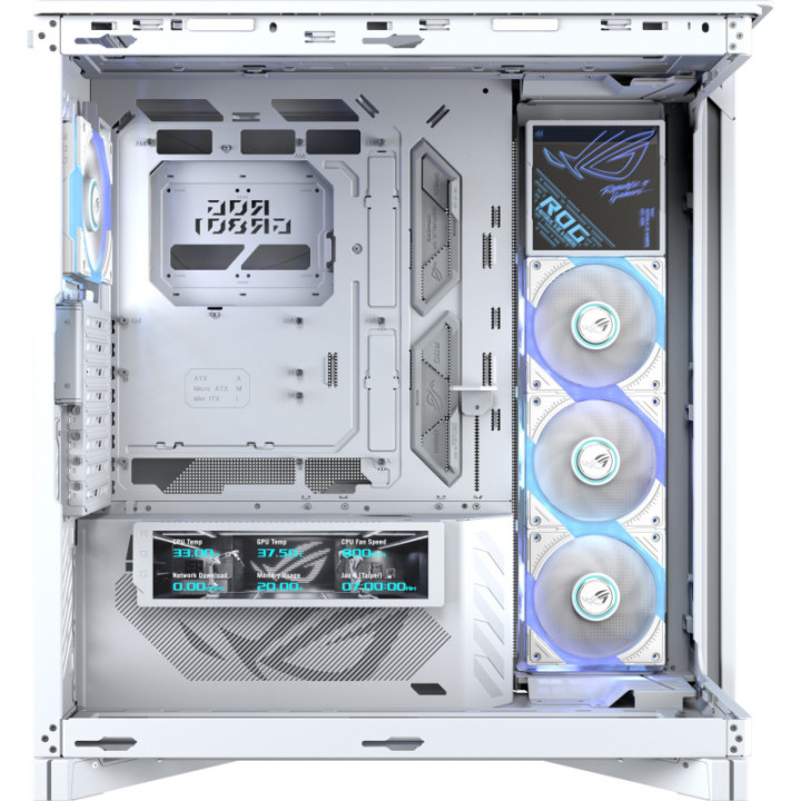 ASUS ROG CRONOX GR801 CURVE TG ARGB WHITE 
